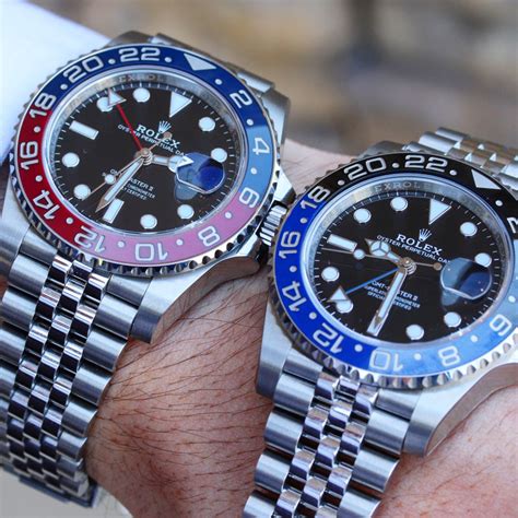 rolex gmt pepsi vs batman|rolex 126710 vs 116710.